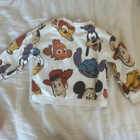 Zara Kids Disney lion king Character Sweatshirt - White 3/4Y - Picture 3 of 5